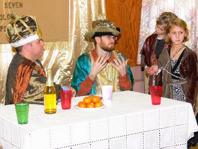 Haman tries to convince the king to honor him.