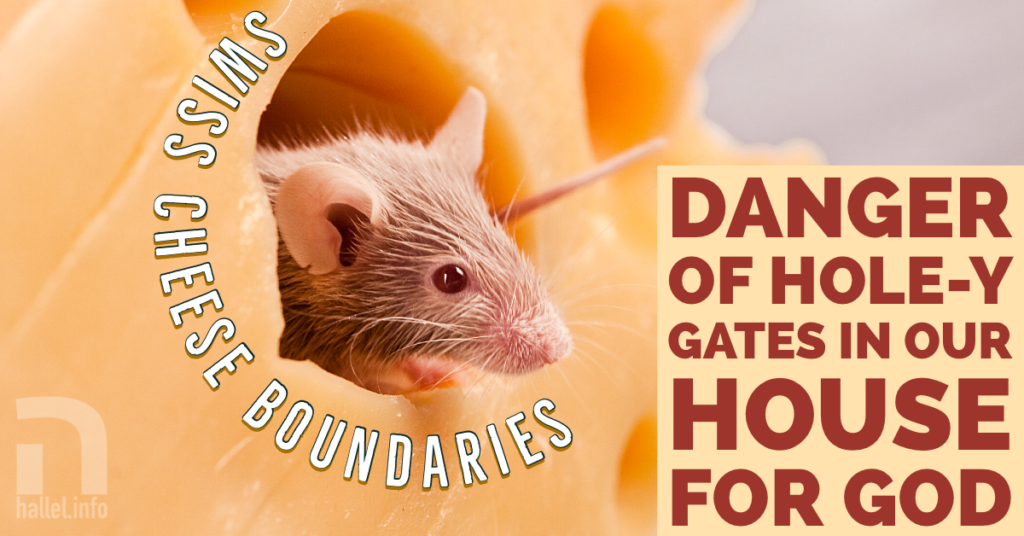 Swiss cheese boundaries: Danger of hole-y gates in our house for God (Exodus 35-38)