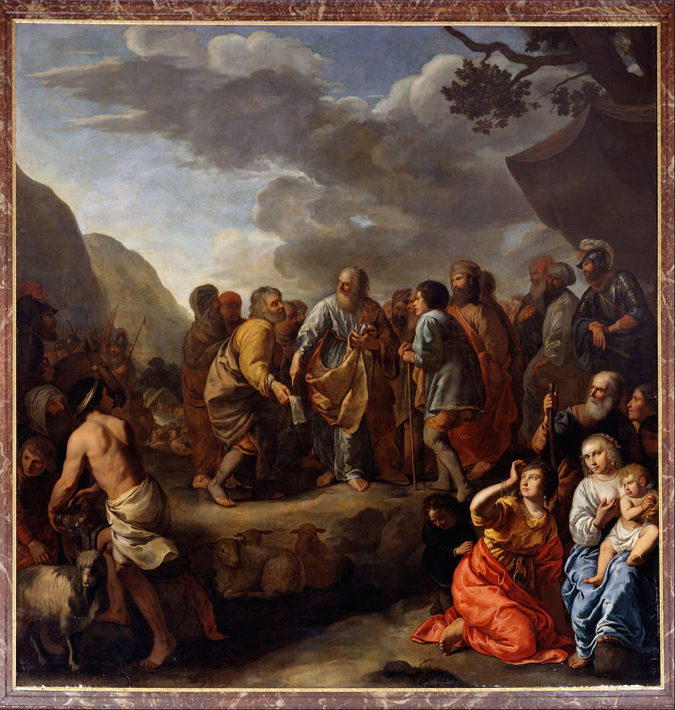 Jethro Advising Moses" by Jan van Bronchorst
