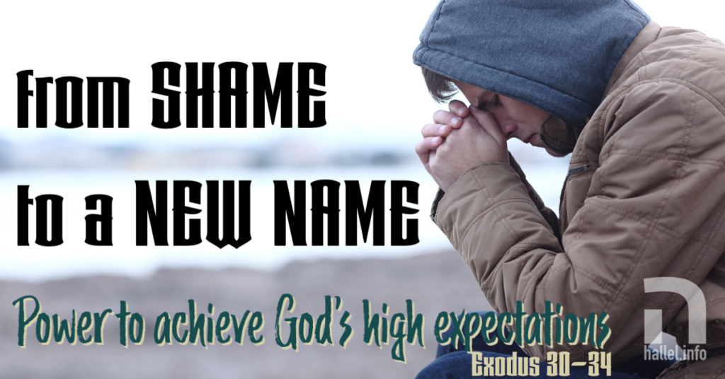 From shame to a new name: Power to achieve God's high expectations (Exodus 30-34)