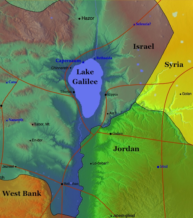 Lake Galilee And Gerasenes 