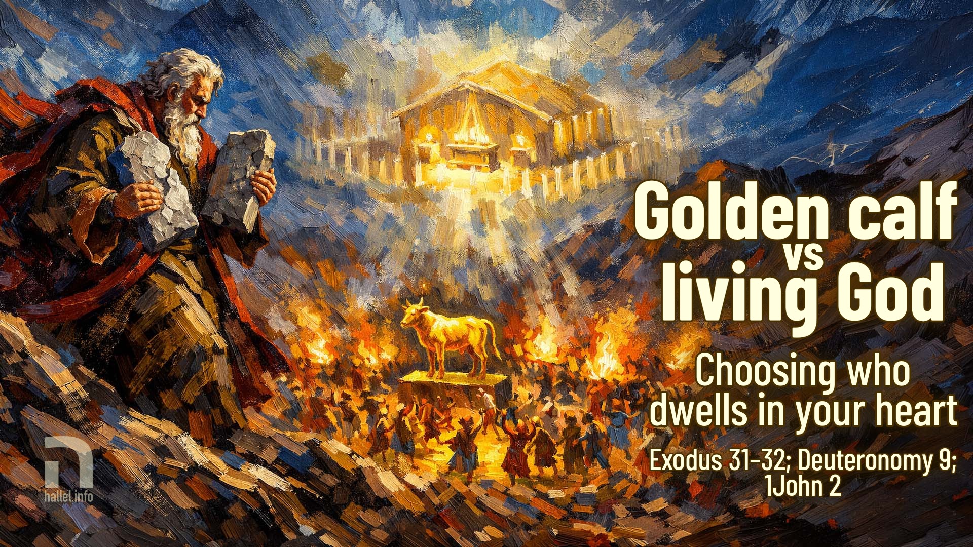 Hallel Golden calf vs. living God: Choosing who dwells in your heart (Exodus ...