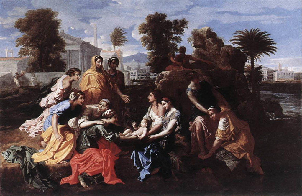 "The Finding of Moses" by Nicolas Poussin